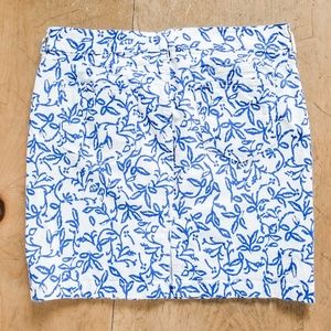 Old Navy Denim Split Printed Skirt